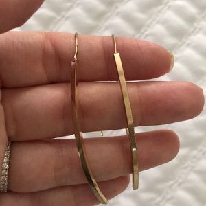 Fun gold earrings from Express